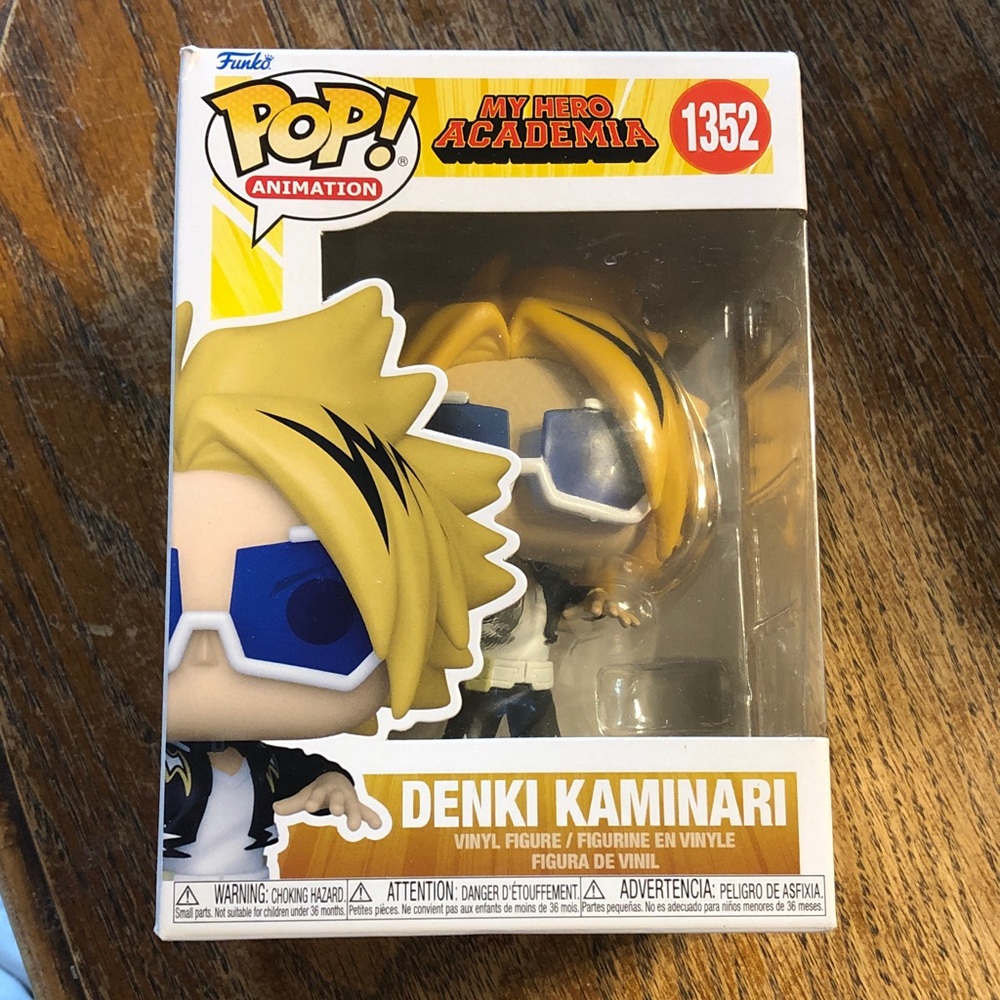 Funko Pop! My Hero Academia Denki Kaminari - Yellow & Blue Vinyl Figure